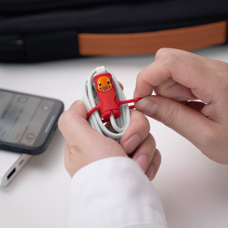 【Bone 蹦克】寶可夢款防折線套綁 充電線傳輸線保護線套-細節圖10