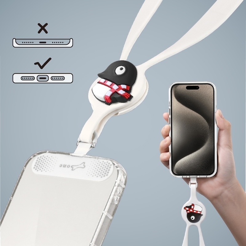 【Bone 蹦克】BONE角色款-斜背/頸掛手機夾片-細節圖3