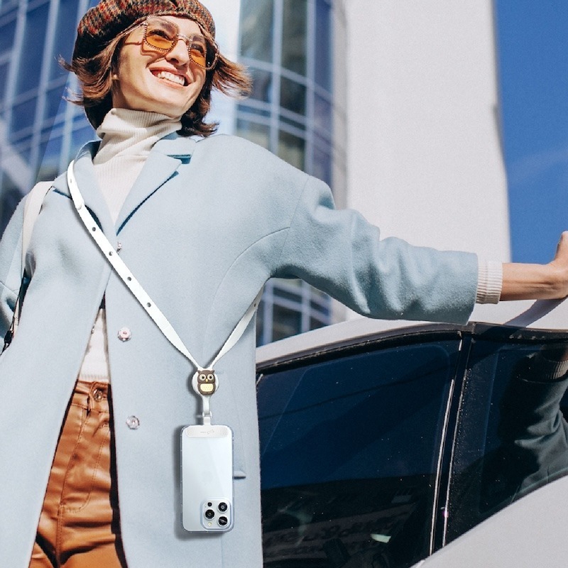 【Bone 蹦克】BONE角色款-斜背/頸掛手機夾片-細節圖8