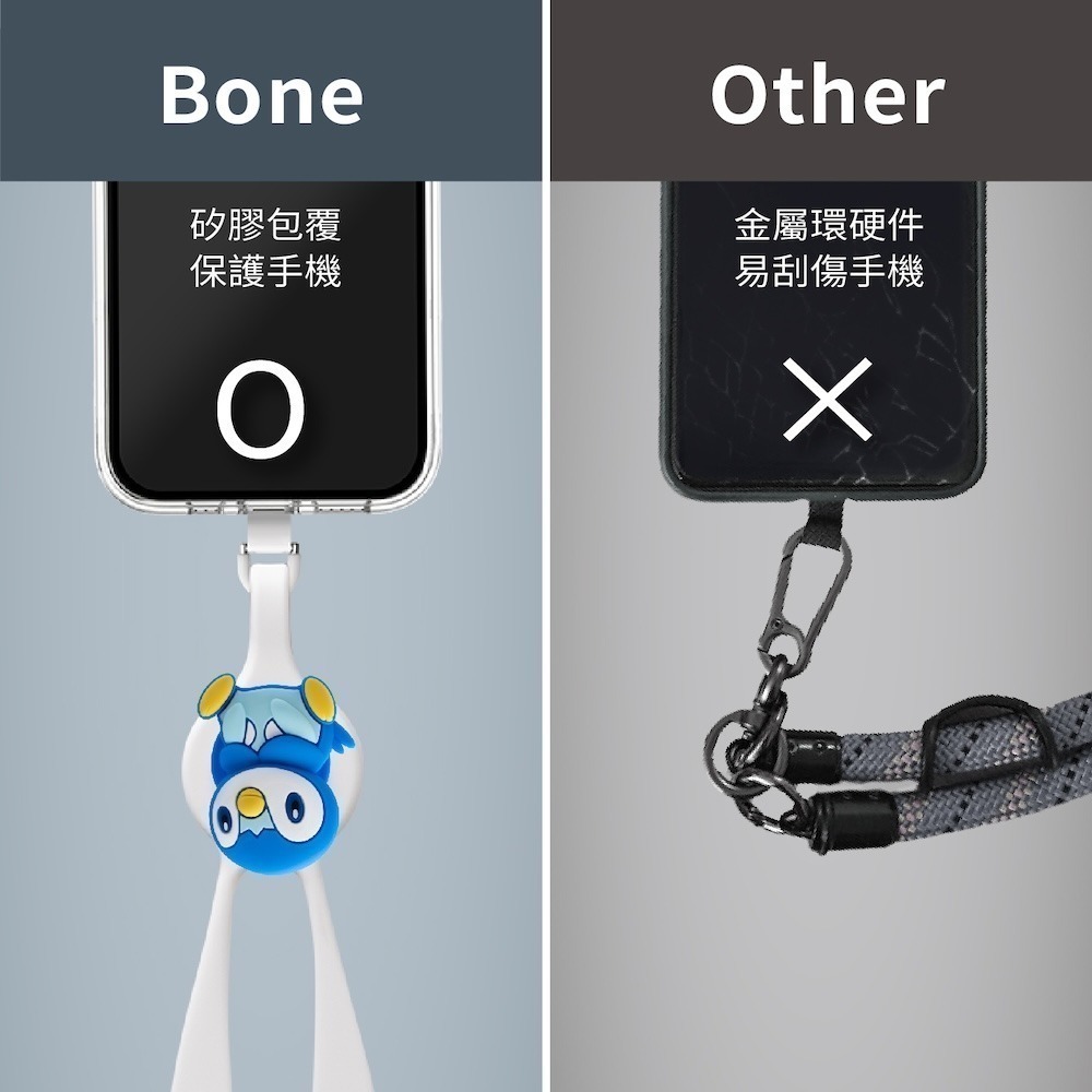 【Bone 蹦克】寶可夢款-斜背/頸掛手機夾片-細節圖3