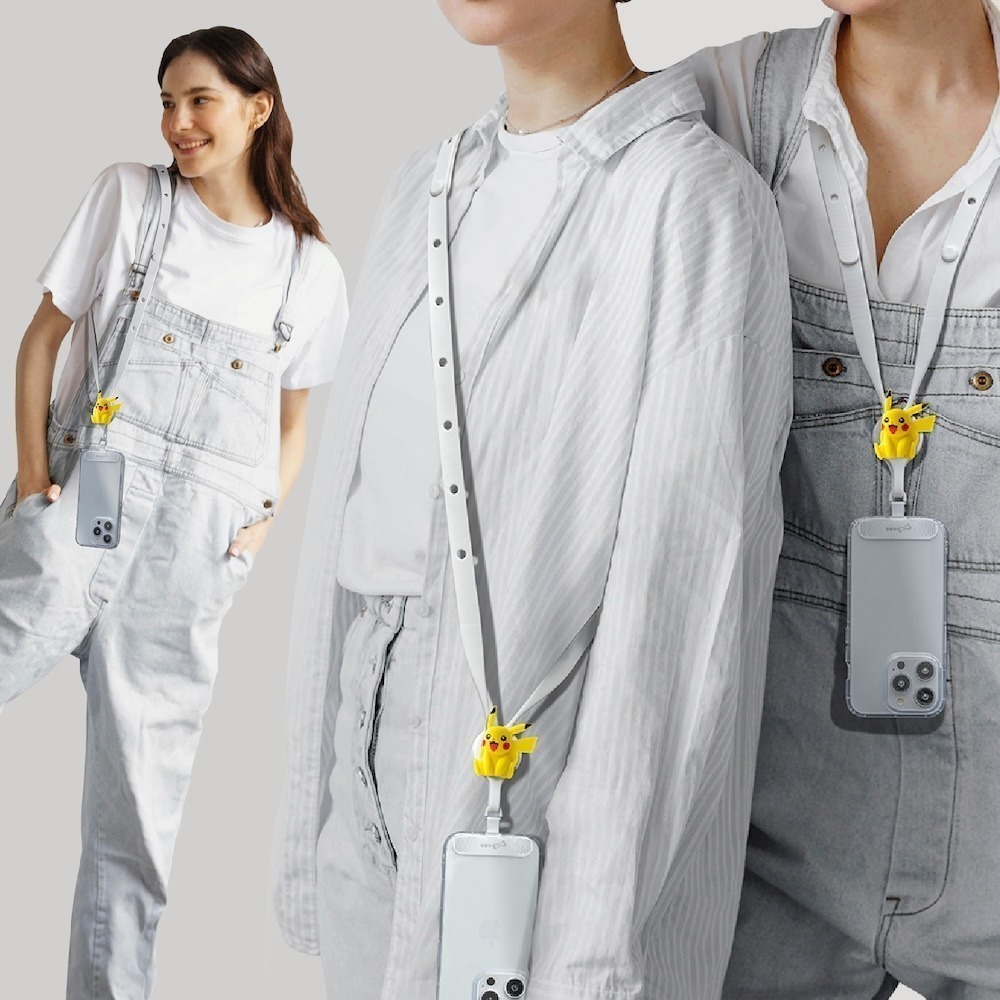 【Bone 蹦克】寶可夢款-斜背/頸掛手機夾片-細節圖7