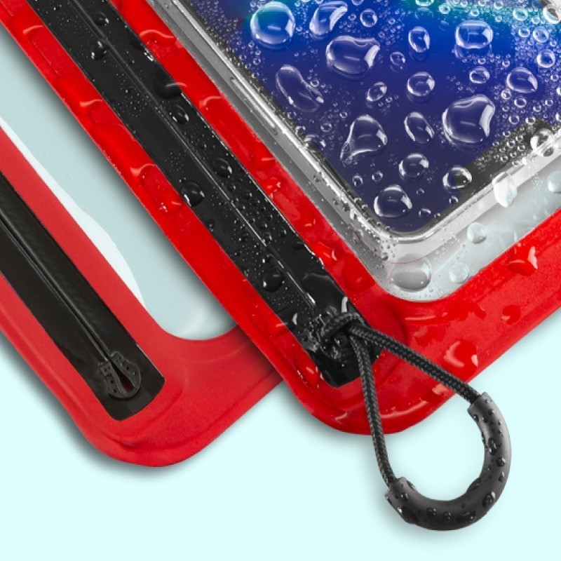 【Bone 蹦克】頸掛/斜背防水手機袋二代 防水手機套 可觸控適合潛水游泳 配件收納包 手機周邊-細節圖5