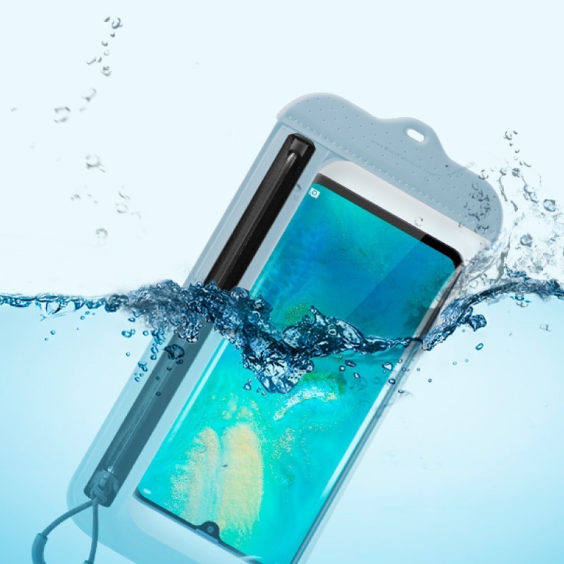 【Bone 蹦克】頸掛/斜背防水手機袋二代 防水手機套 可觸控適合潛水游泳 配件收納包 手機周邊-細節圖6