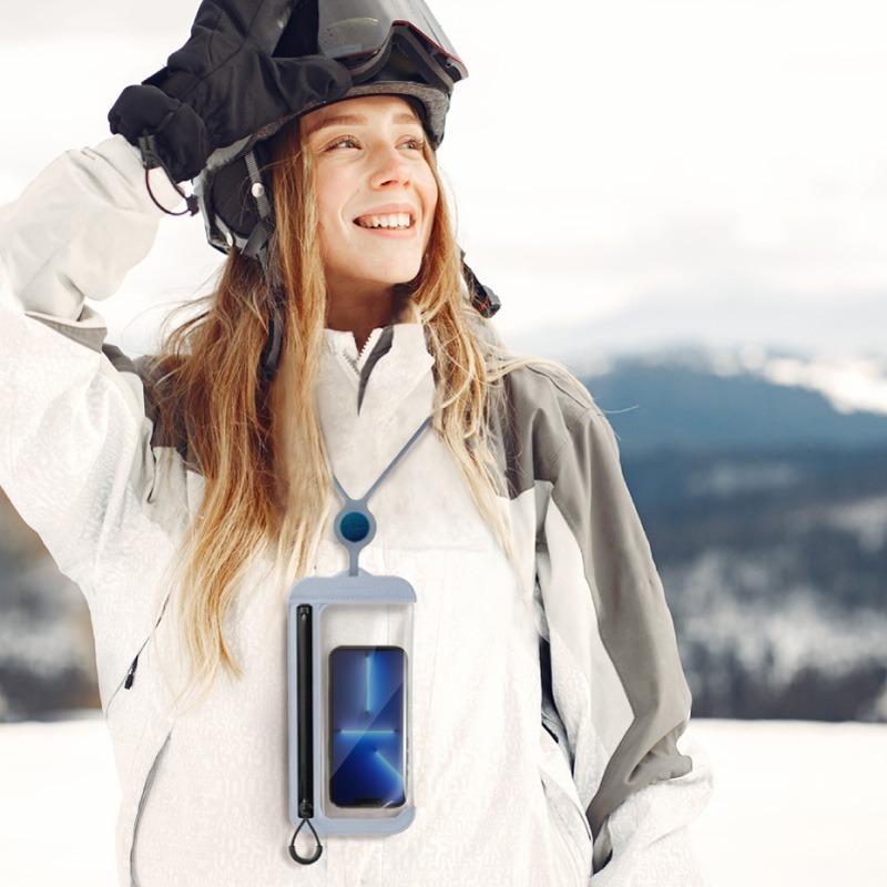 【Bone 蹦克】頸掛/斜背防水手機袋二代 防水手機套 可觸控適合潛水游泳 配件收納包 手機周邊-細節圖10