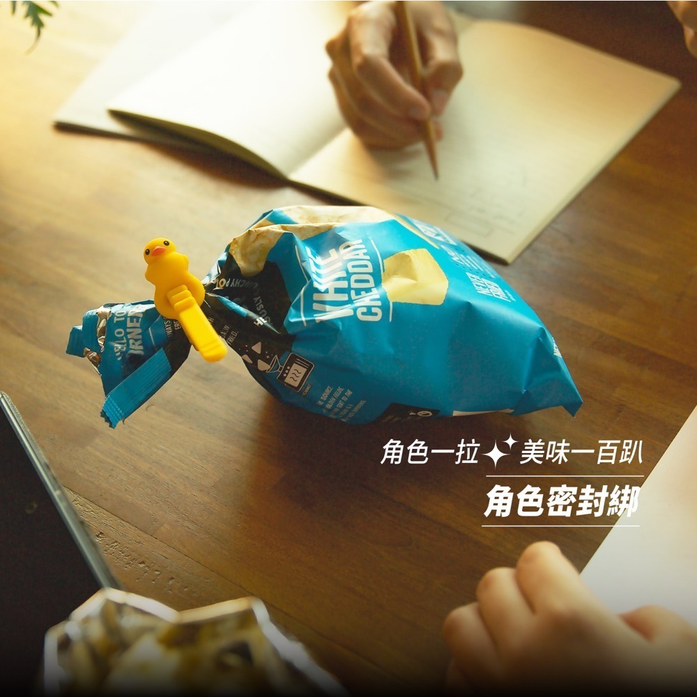 【Bone 蹦克】角色食品密封綁 5入組 密封綁 密封夾 封口夾 保鮮夾-細節圖2