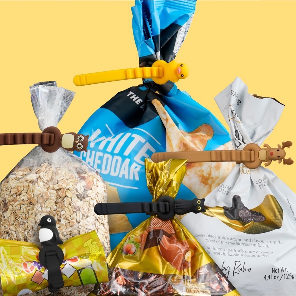 【Bone 蹦克】角色食品密封綁 5入組 密封綁 密封夾 封口夾 保鮮夾-細節圖5