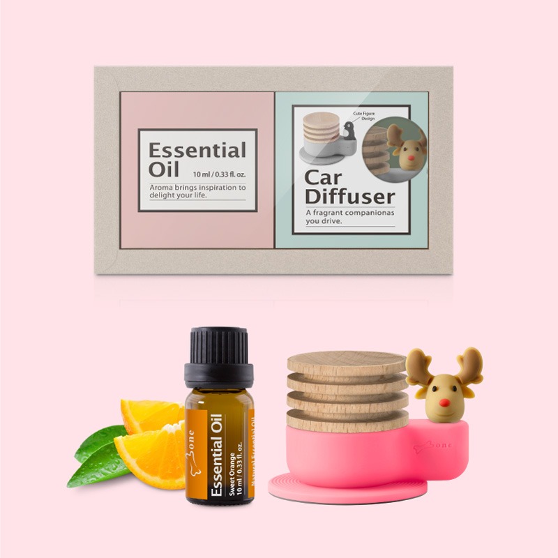 【Bone 蹦克】車用擴香禮盒(車用擴香台+精油) 香氛 精油 擴香 送禮推薦 聖誕交換禮物-規格圖6