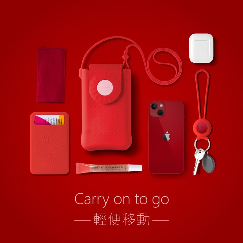 【Bone 蹦克】泡泡斜背手機包 - 直式 (隨身小包 無鉤設計)-細節圖6