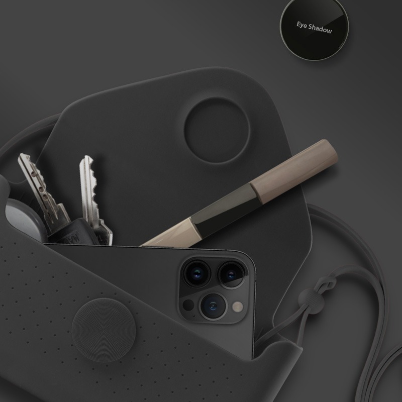 【Bone 蹦克】泡泡斜背手機包 - 橫式 (隨身小包 無鉤設計)-細節圖4