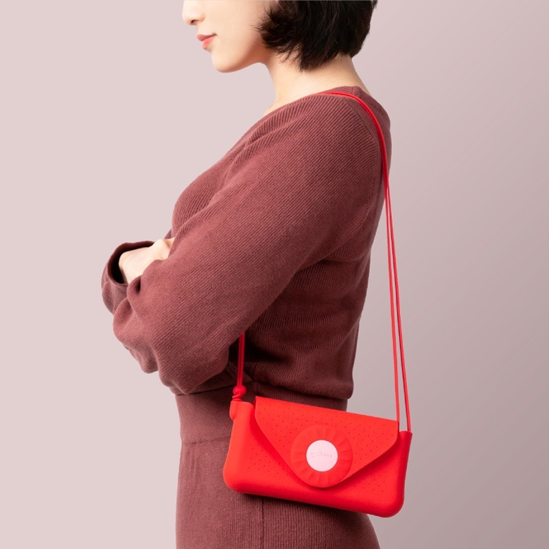 【Bone 蹦克】泡泡斜背手機包 - 橫式 (隨身小包 無鉤設計)-細節圖5