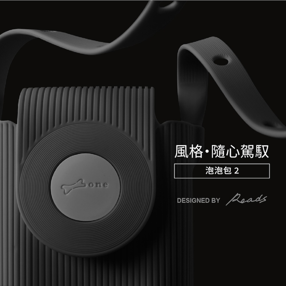 Bone 蹦克】簡約風泡泡隨身手機包二代 零錢包 迷你小包 斜背包-細節圖2