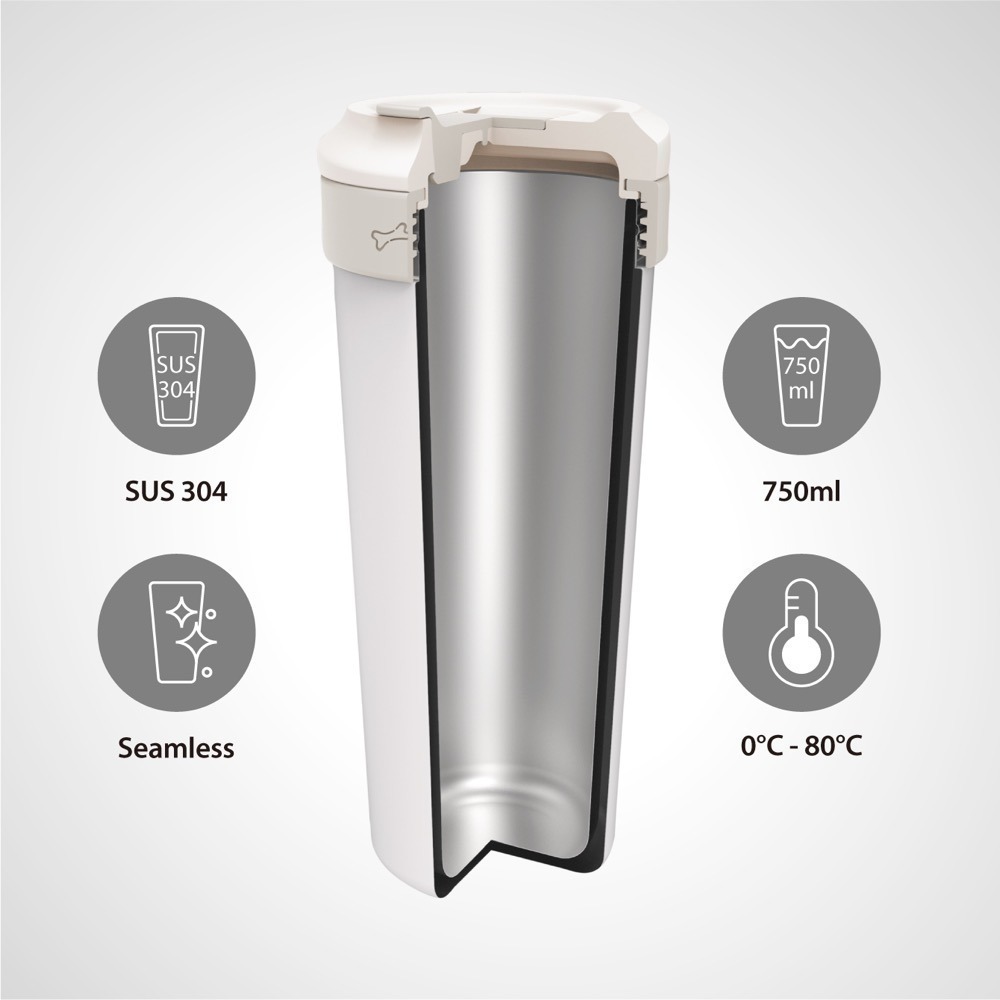 【Bone 蹦克】戶外運動大容量隨行保溫保冷杯(附杯綁、背帶掛繩)水壺、隨行杯、 輕時尚-下單送皮卡丘逗扣-細節圖6