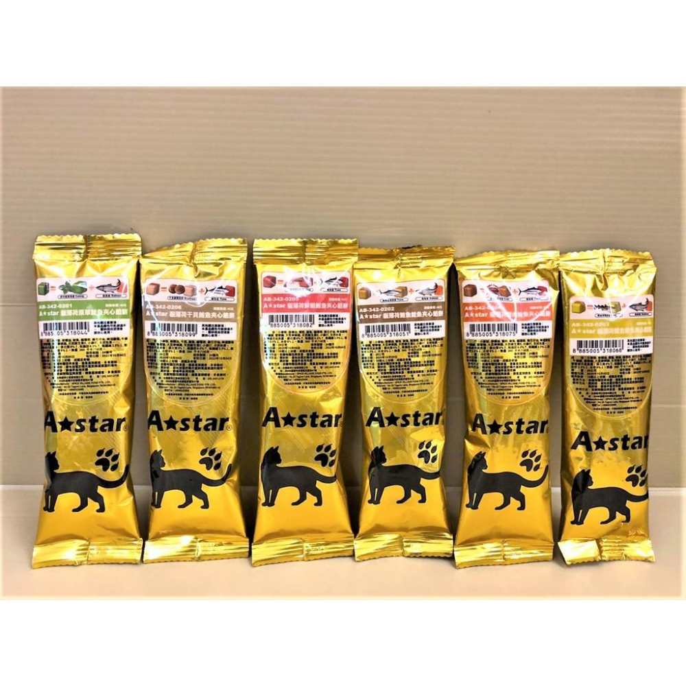 🌺妤珈寵物店🌺A star➤原草鮭魚餡餅 20g/包➤貓薄荷夾心餡餅 餅乾 零食 舒緩情 訓練 貓零食-細節圖3