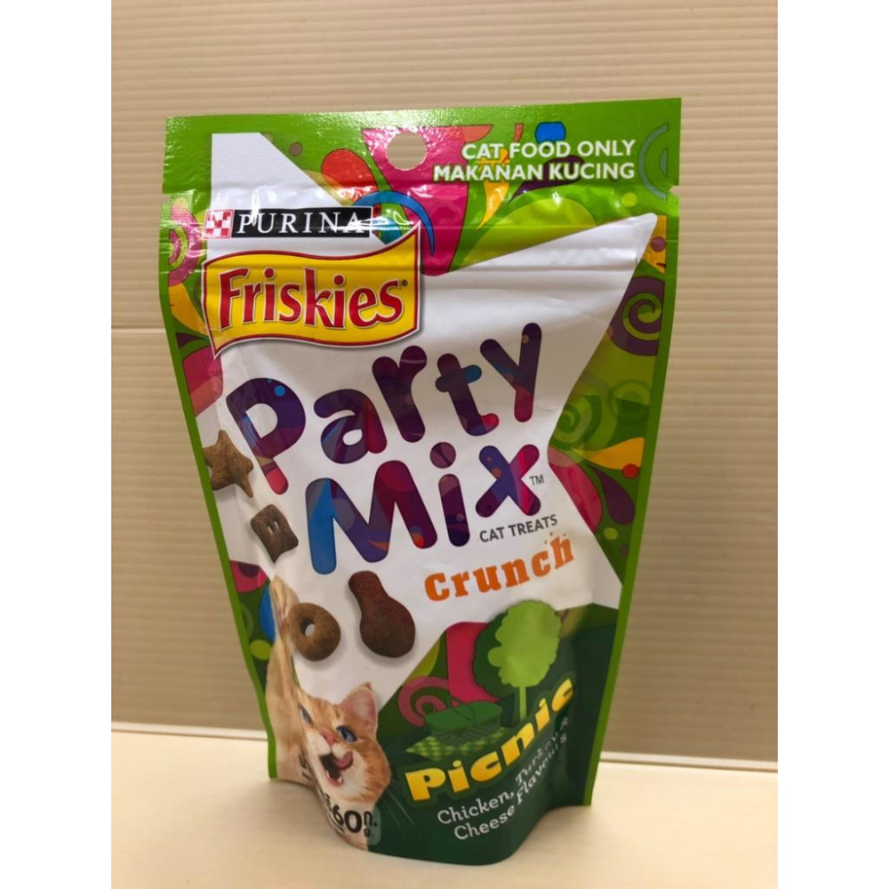 🌺妤珈寵物店🌺《繽紛起司香酥餅 60克/包》Friskies 喜躍 Party Mix貓餅乾/貓零食/獎勵零食-細節圖3