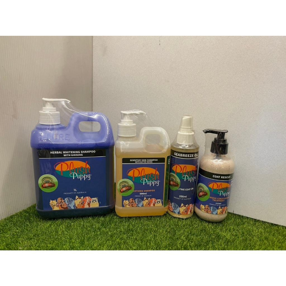 優惠價✪妤珈寵物店✪澳洲【人參精華洗毛液 500ml/瓶】PLUSH PUPPY 犬 狗 比賽級 洗毛精 洗白劑-細節圖2