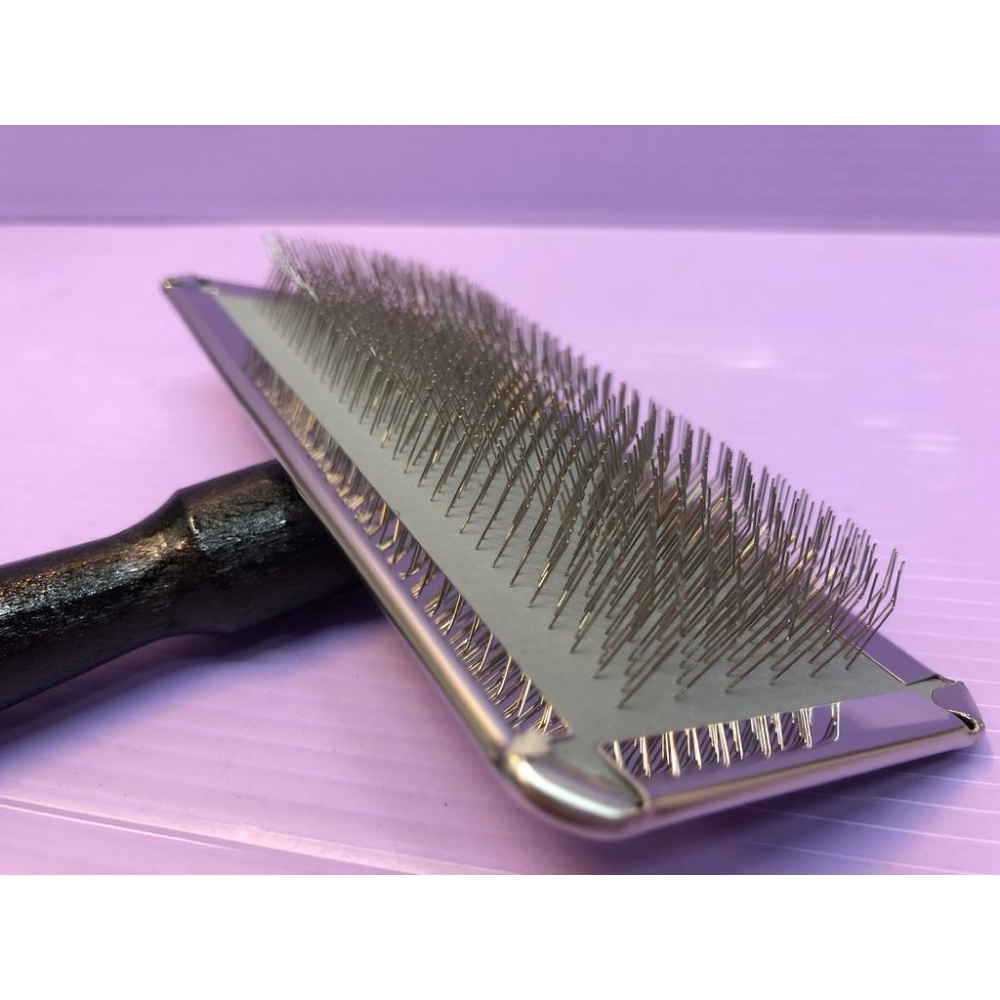 🌺妤珈寵物店🌺公司貨 美國 頂尖 S號【防靜電不銹鋼針梳】專業寵物系列 針梳(小) 高級品 木柄梳 耐用 犬 貓-細節圖3