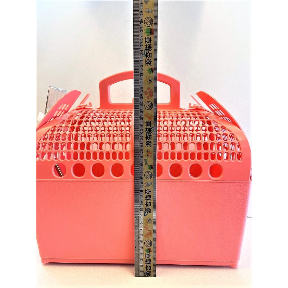 🌷妤珈寵物店🌷附發票~寵物輕便 外出籠【粉色 623】郊遊籃 輕便籠 籠子 外出籠 貓咪籠 提籠 手提籠-細節圖4