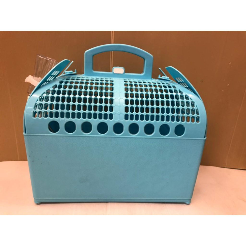 🌷妤珈寵物店🌷附發票~寵物輕便 外出籠【藍色 623】郊遊籃 輕便籠 籠子 外出籠 貓咪籠 提籠 手提籠-細節圖2