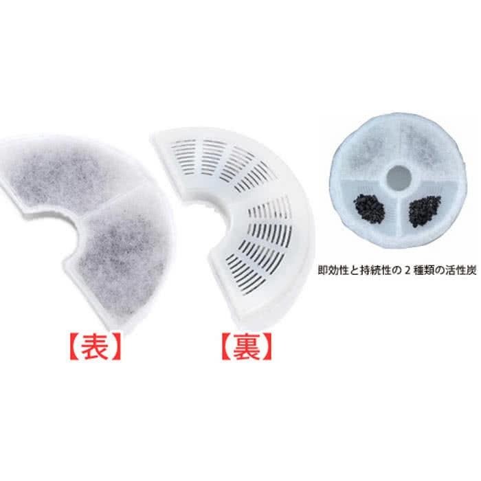 🌷妤珈寵物店🌷附發票~軟水 濾棉 日本GEX 淨水飲水器 電動飲水器 自動飲水機 犬貓用機型皆適用 一盒兩片 貓用-細節圖6