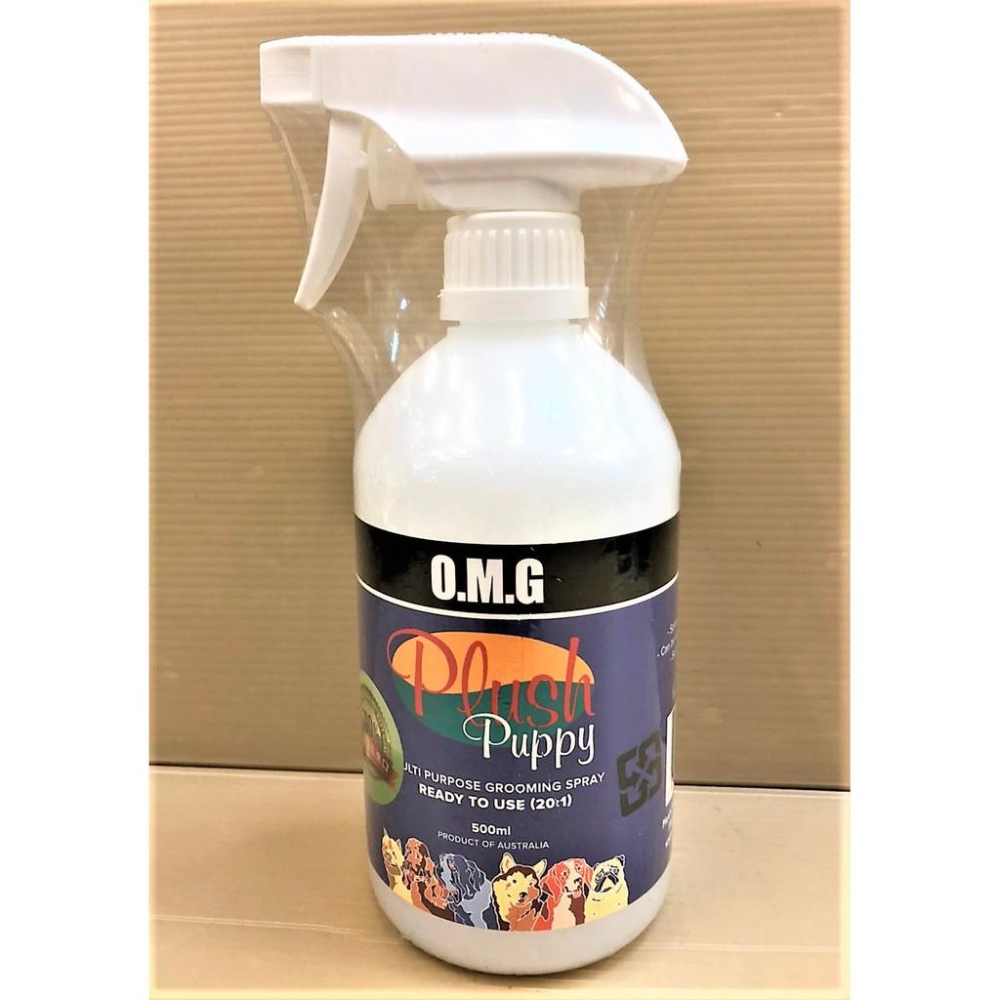 🌷妤珈寵物店🌷O.M.G➤順毛 換毛 拆打 結噴劑500ml/瓶➤澳洲 天然草本 PLUSH PUPPY 寵物毛髮-細節圖2