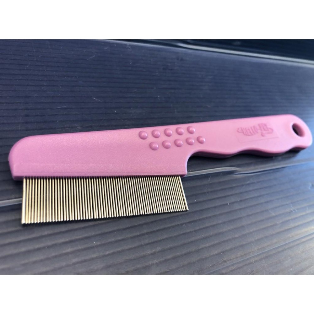 🌺妤珈寵物店🌺Hello pet 塑柄蚤梳 犬貓適用 極密齒梳設計 (去除毛髮下跳蚤或壁蝨) 哈囉佩特 不挑色-細節圖4