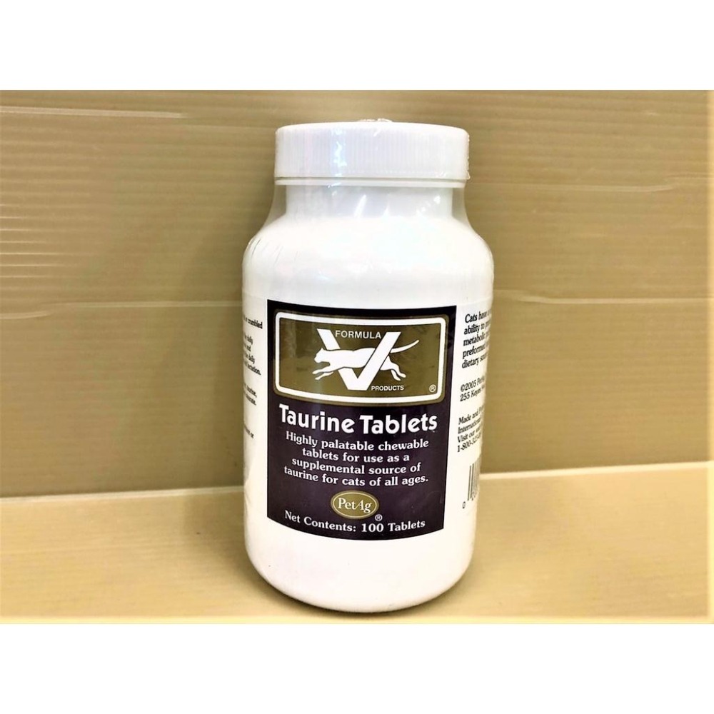 🌺妤珈寵物店🌺 PetAg Formula V 美國 貝克 牛磺酸錠 貓用 100錠/罐 氨基酸 懷孕 哺乳 母 貓 犬-細節圖2