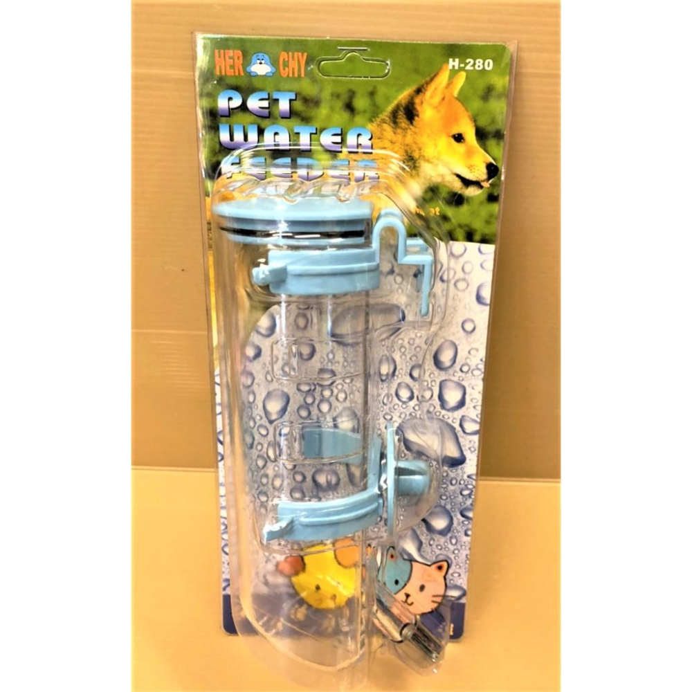 🌺妤珈寵物店🌺 禾其 飲水器-L(500c.c) H280 寵物掛式 狗 貓 掛籠子 喝水器 狗貓滾珠式喝水瓶-細節圖2