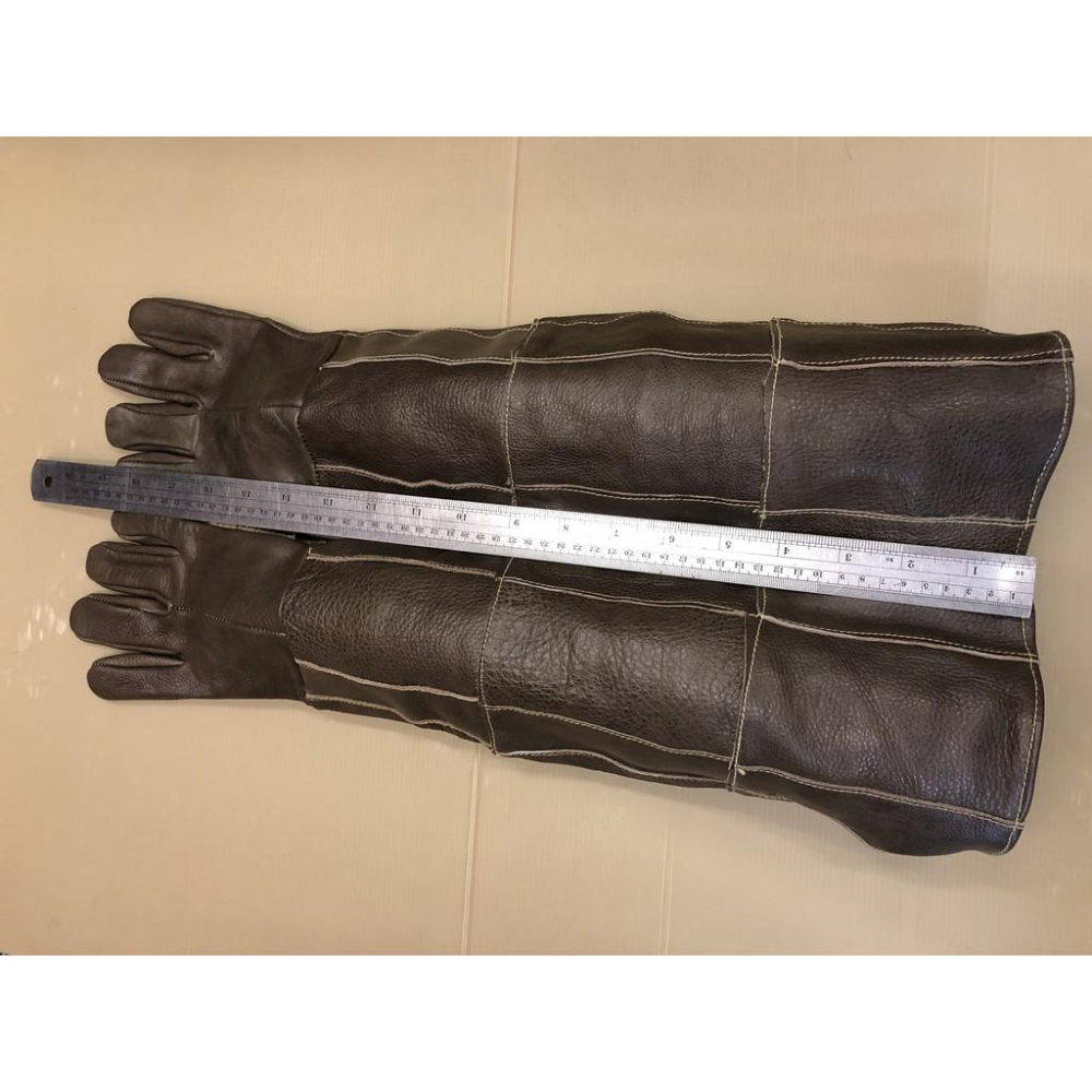 源杏爪牙手套 大號 60cm 防咬 手套 掌心二層皮質 寵物 防抓咬 防護 貓抓狗咬 皮質加厚 鸚鵡 刺蝟☆妤珈寵物店☆-細節圖6