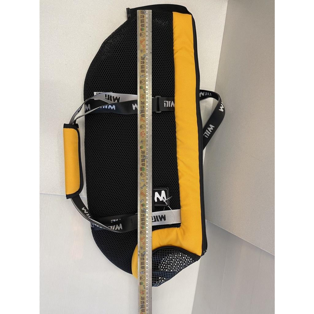 全新 現貨✪妤珈寵物店✪WILL 極輕/超透氣網/硬底系列 外出包/外出籠/肩背包 RB 05 BK《斑馬款》臘腸犬適用-細節圖4