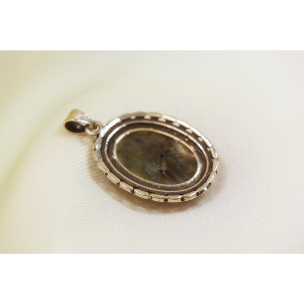 星之眼 · 拉長石復古墜子-細節圖4