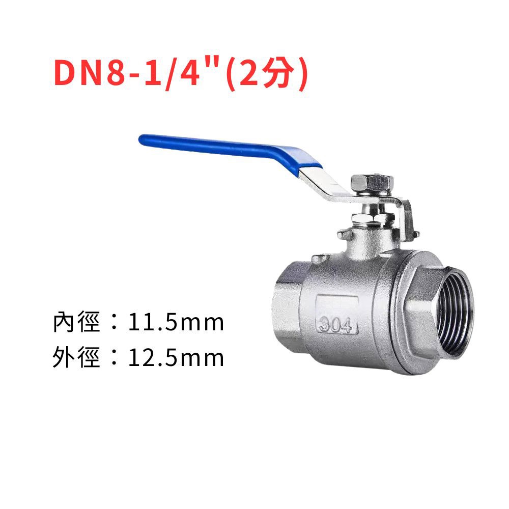 DN8-1/4＂(2分)