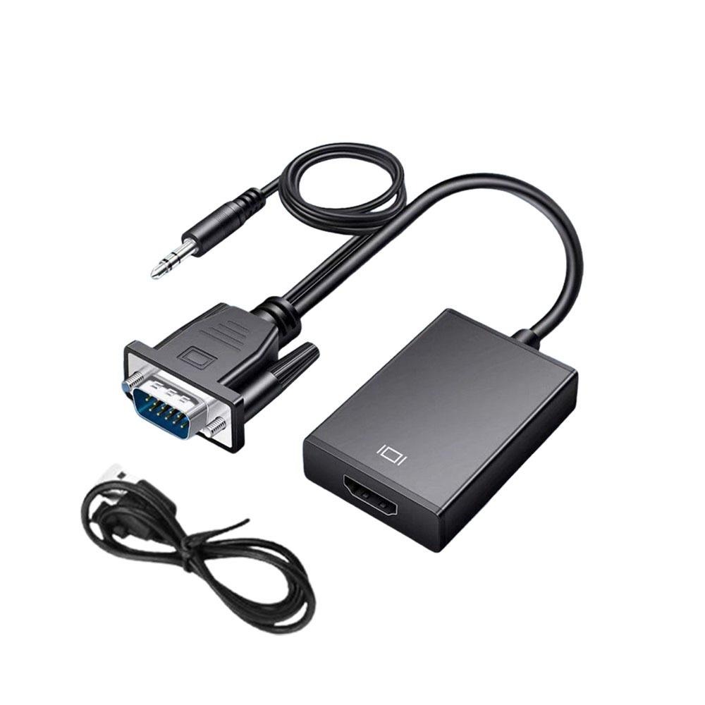 超能玩工 包退0費用●VGA轉HDMI VGA to HDMI 轉換器 轉換線 帶音頻線 HDMI高清轉換器 筆電轉接-細節圖3