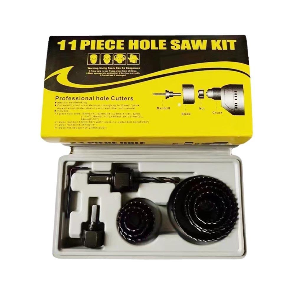 超能玩工 包退0費用●木工開孔器 木工孔鋸 圓穴鋸 開孔器 圓孔鑽 圓穴鑽 挖孔器 打眼套裝 木頭鑽孔器 挖孔器-細節圖2