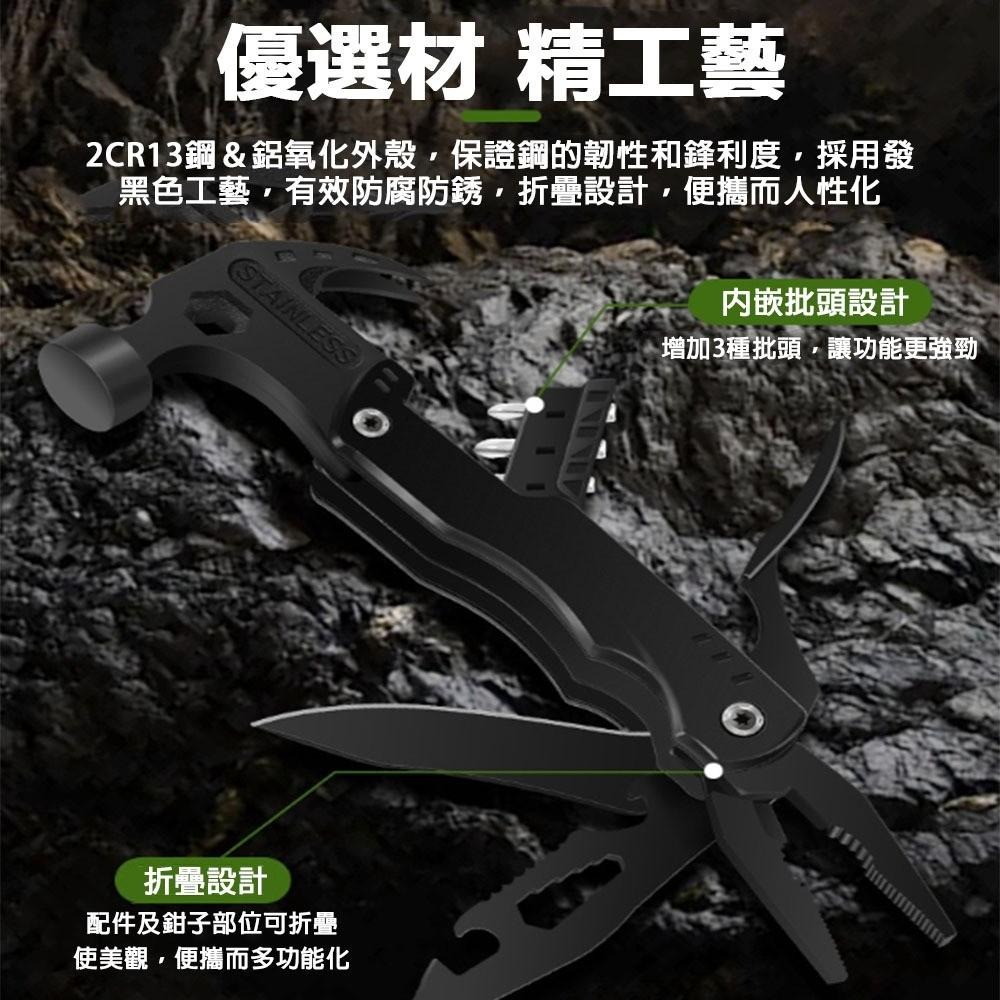 超能玩工 包退0費用●多功能羊角槌 羊角槌 多功能鎚 工具槌 鐵鎚 扳手 工具鉗 工具扳手 多功能工具槌-細節圖5