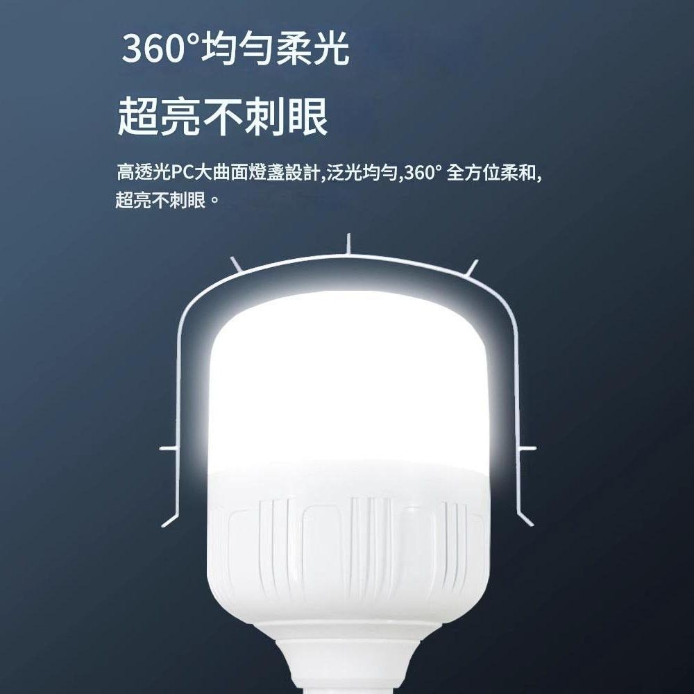 超能玩工 包退0費用●LED燈泡 70W USB充電款 三檔 LED燈 燈泡 應急燈 露營燈 掛燈 登山 露營 擺地攤-細節圖8
