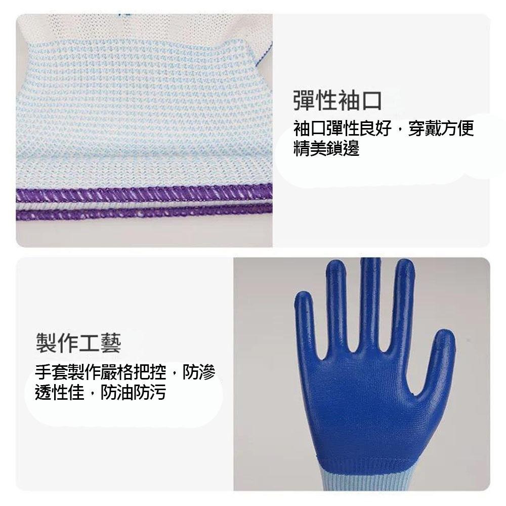 超能玩工 清明●防滑手套黑色 防滑手套 止滑手套 PU塗掌手套 電子手套 搬運手套 黑膠止滑透氣手套 輕薄透氣 工作手套-細節圖6