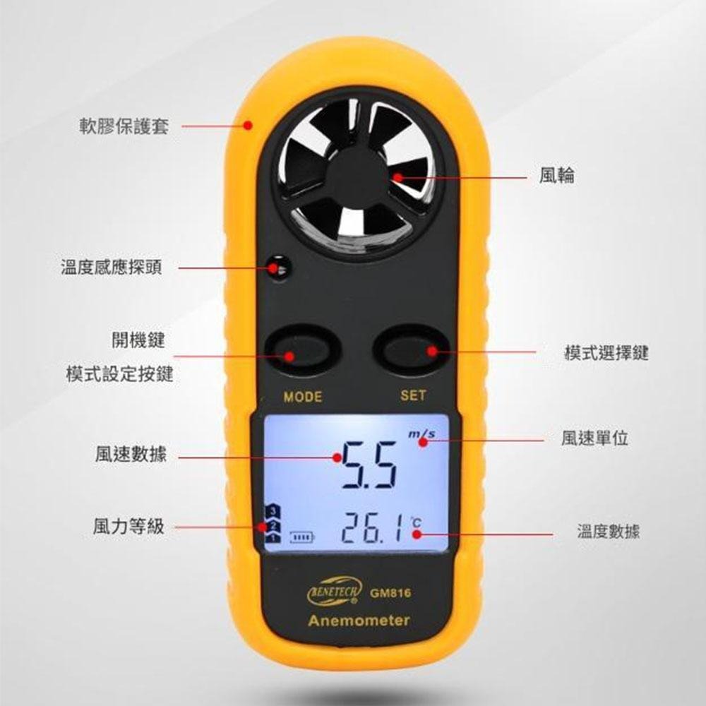 超能玩工 包退0費用●GM816 數位兩用風速計 冷氣風速 風扇風速 工廠環境風速 作業風速 風速計 風速儀 風速表-細節圖3