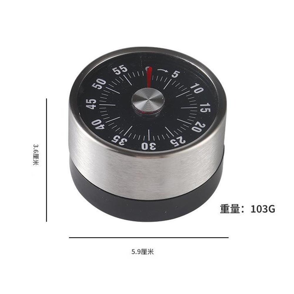 超能玩工 包退0費用●免電池計時器 磁吸定時器 不鏽鋼 機械定時器 倒數計時器 旋轉計時 計時器 廚房-細節圖3