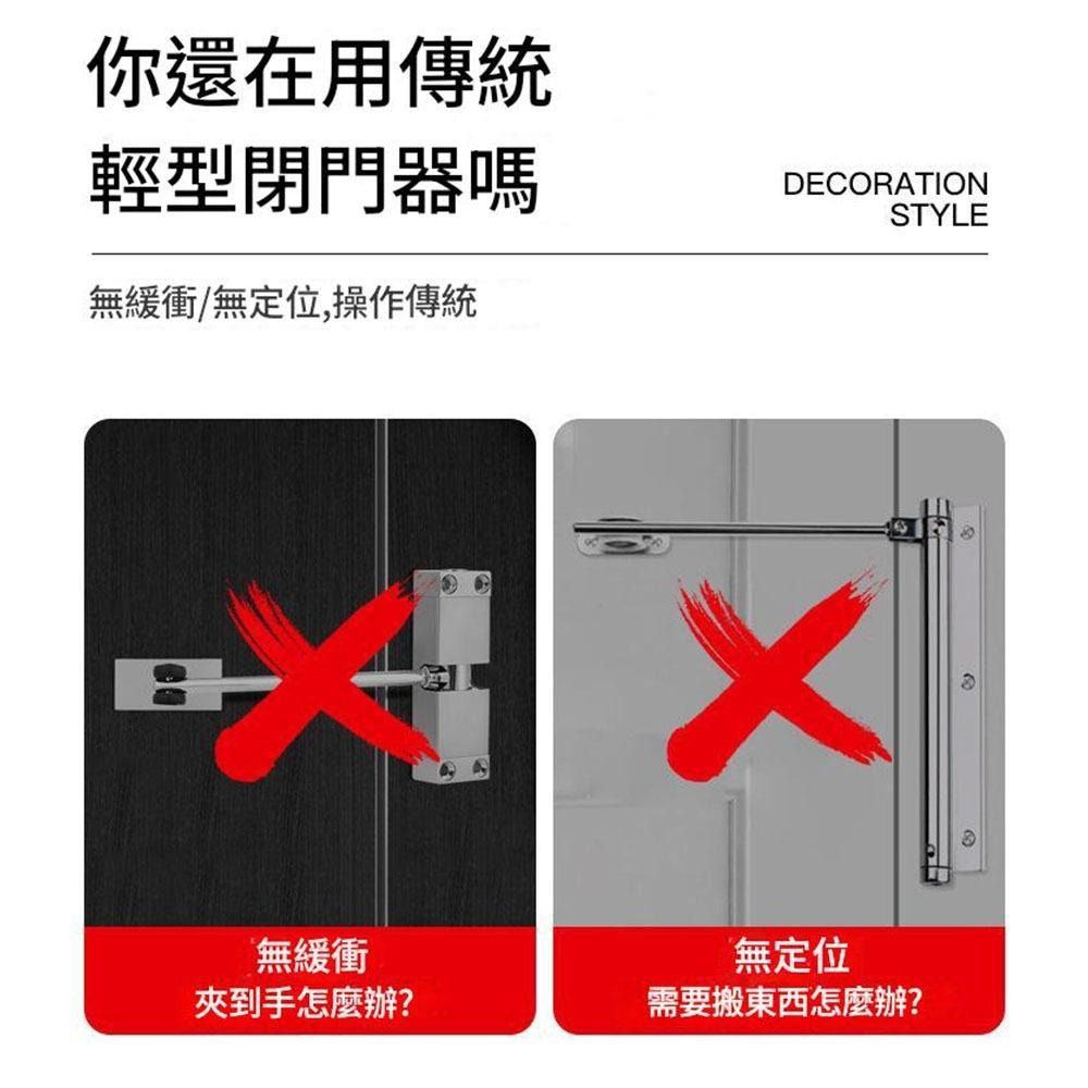 超能玩工 包退0費用●自動閉門器 門弓器 自動關門器 閉門器 緩衝閉門器 門弓 關門器 自動關門 簡易 筒式 現貨-細節圖8