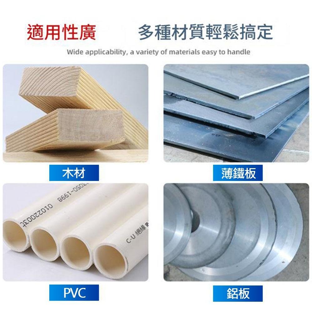 超能玩工 包退0費用●鍍鈦階梯鑽頭 6件組 三角柄直槽階梯鑽 寶塔鑽 鋸齒鑽 鍍鈦 鑽頭 木工 6pcs寶塔鑽 拉槽-細節圖5