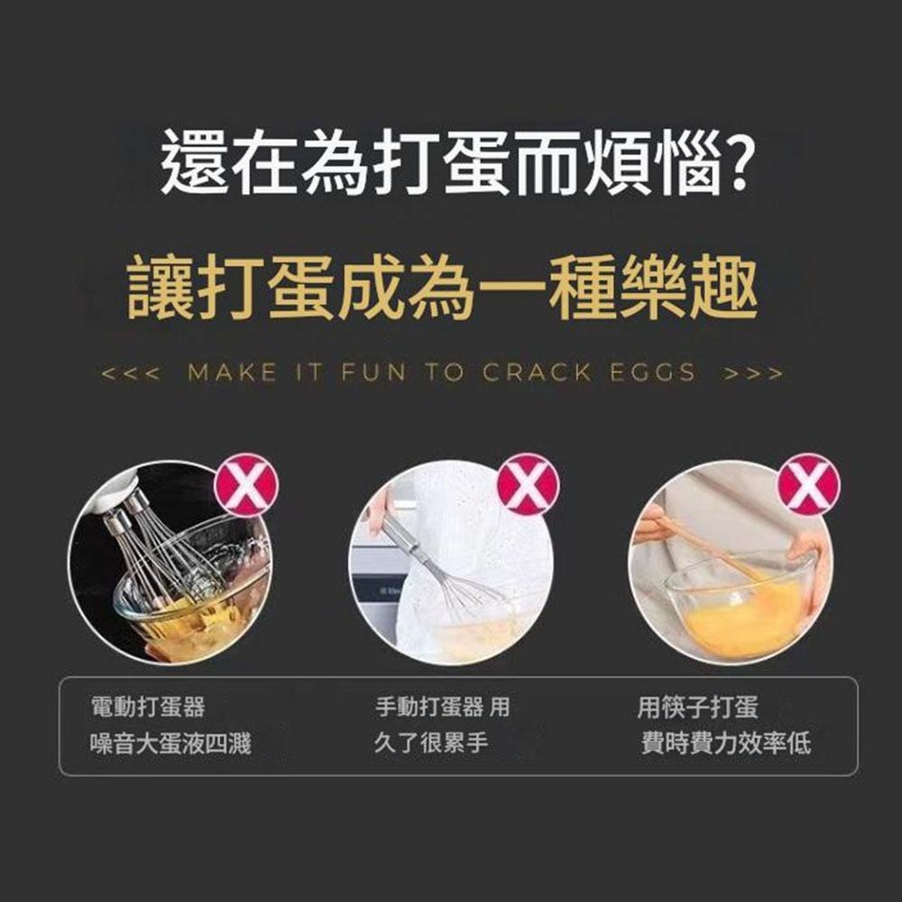 超能玩工●按壓式打蛋器 半自動打蛋器 手壓旋轉 不銹鋼 攪拌棒 打蛋器 攪拌器 烘焙 烘焙用具-細節圖3