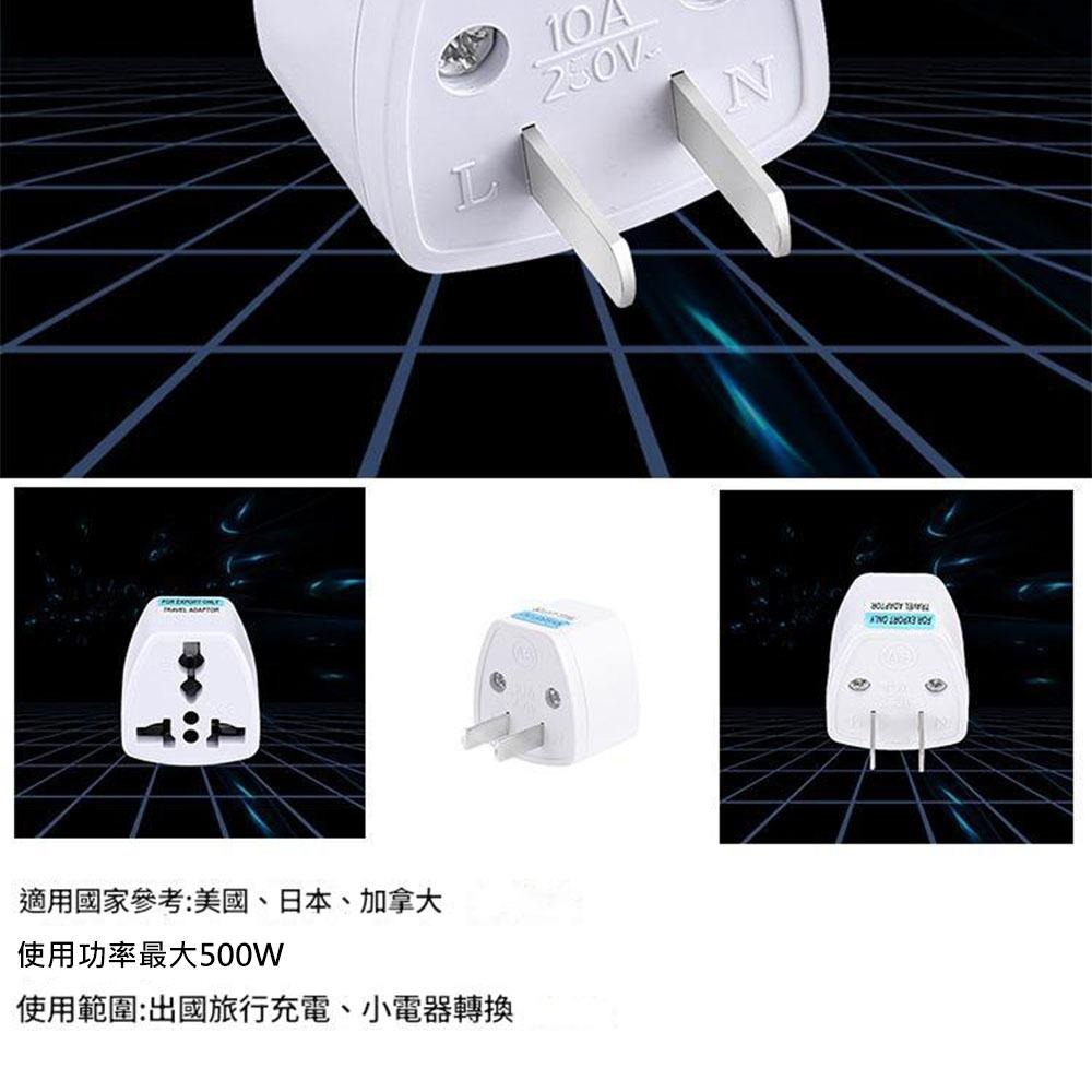 超能玩工 包退0費用●全球3轉2插頭 萬用插頭 萬用轉接頭 萬能插頭 美規轉接頭 插頭 旅行轉接頭 多國轉接頭 通用-細節圖5