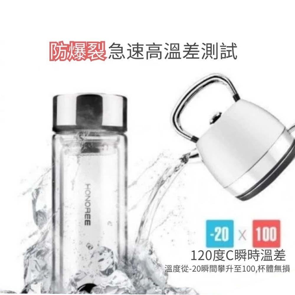 超能玩工 包退0費用●玻璃杯 泓佳 真空 強玻璃內膽 高耐熱玻璃 泡茶杯 水壺 水瓶 水杯 防爆裂玻璃杯 現貨-細節圖5