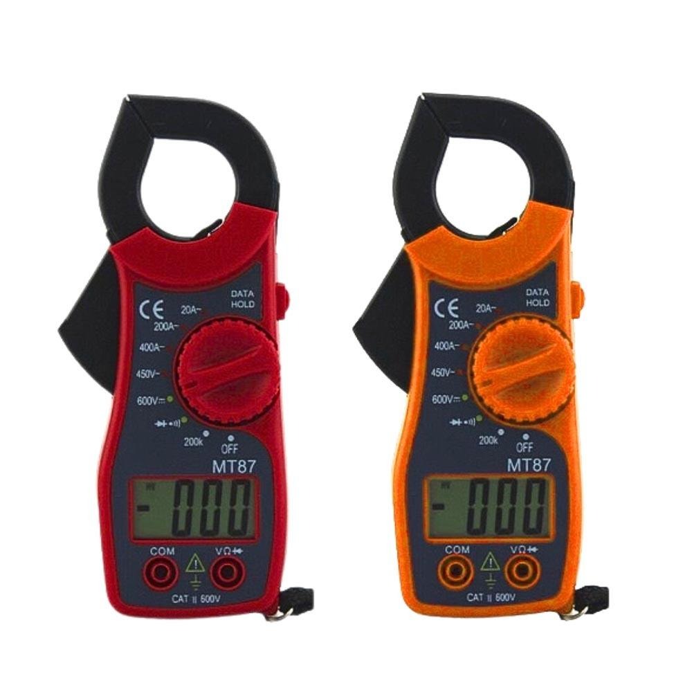 超能玩工 包退0費用●MT87 鉗形電流表 勾表 鉤表 三用電表 附探棒 交直流 帶蜂鳴 數位 電錶 電流 現貨-細節圖2