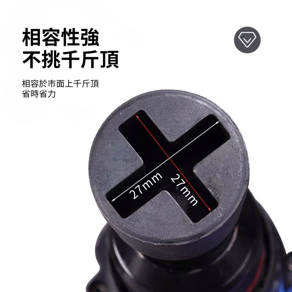 超能玩工 包退0費用●千斤頂 一字加六角兩用扳手 (紅/黃隨機出貨) 手搖千斤頂 專用扳手 千斤頂扳手 省力扳手-細節圖10