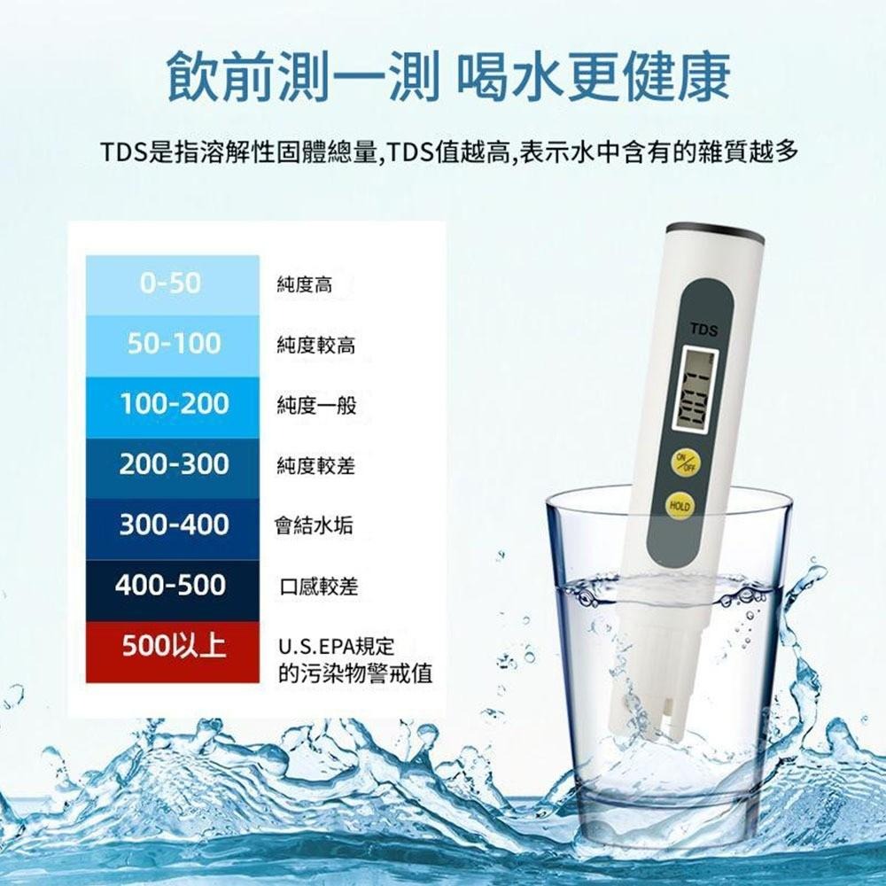 超能玩工 包退0費用●TDS水質檢測筆 水質檢測 安心用水 水族水質檢測 飲用水 實驗室 軟水 硬水 淨水 水中雜質-細節圖5