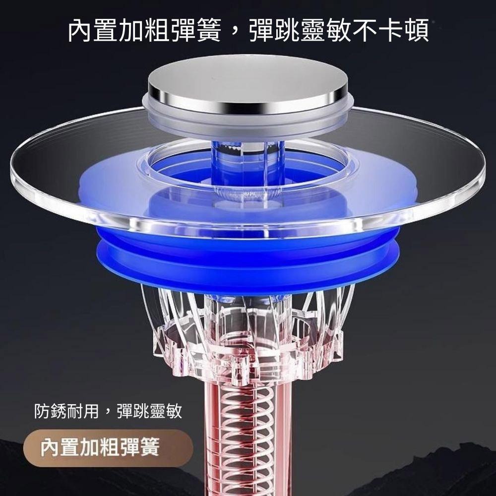 超能玩工 包退0費用●彈跳式地漏蓋 地漏蓋 按壓地漏蓋 防臭地漏 防堵地漏 防蟲地漏 全方位密封 台灣現貨-細節圖7