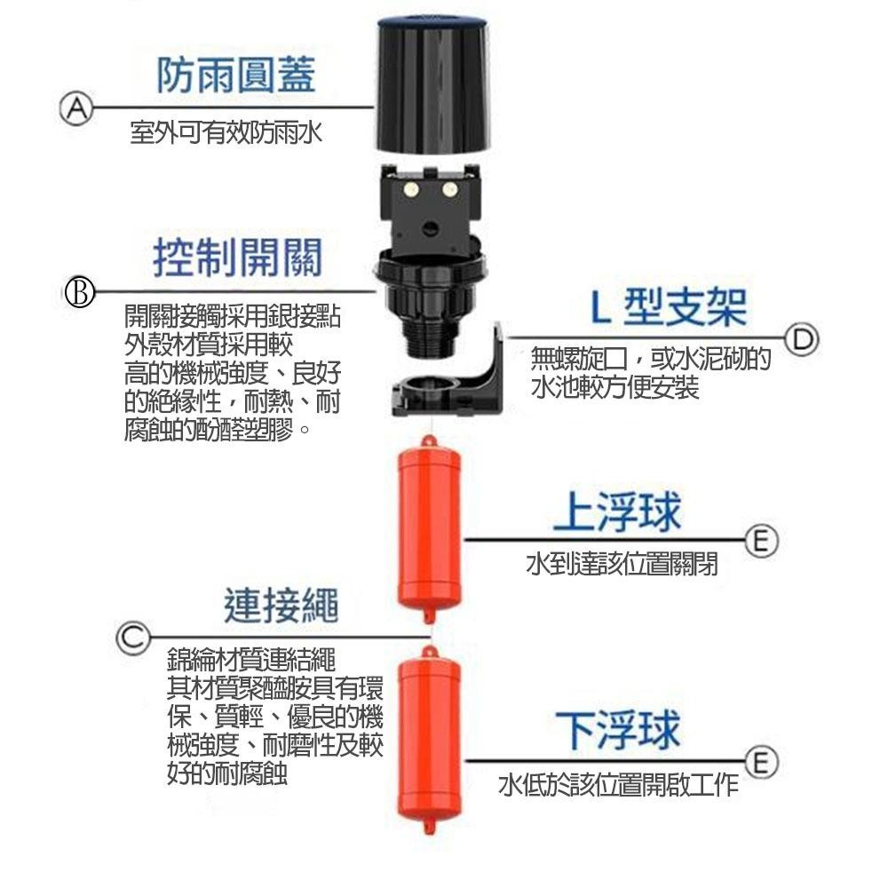 超能玩工 包退0費用●水玲瓏 AB兩用 液面控制器 傳統 水塔液面控制器 水位控制開關 水位開關 水塔開關 雷達開關-細節圖5