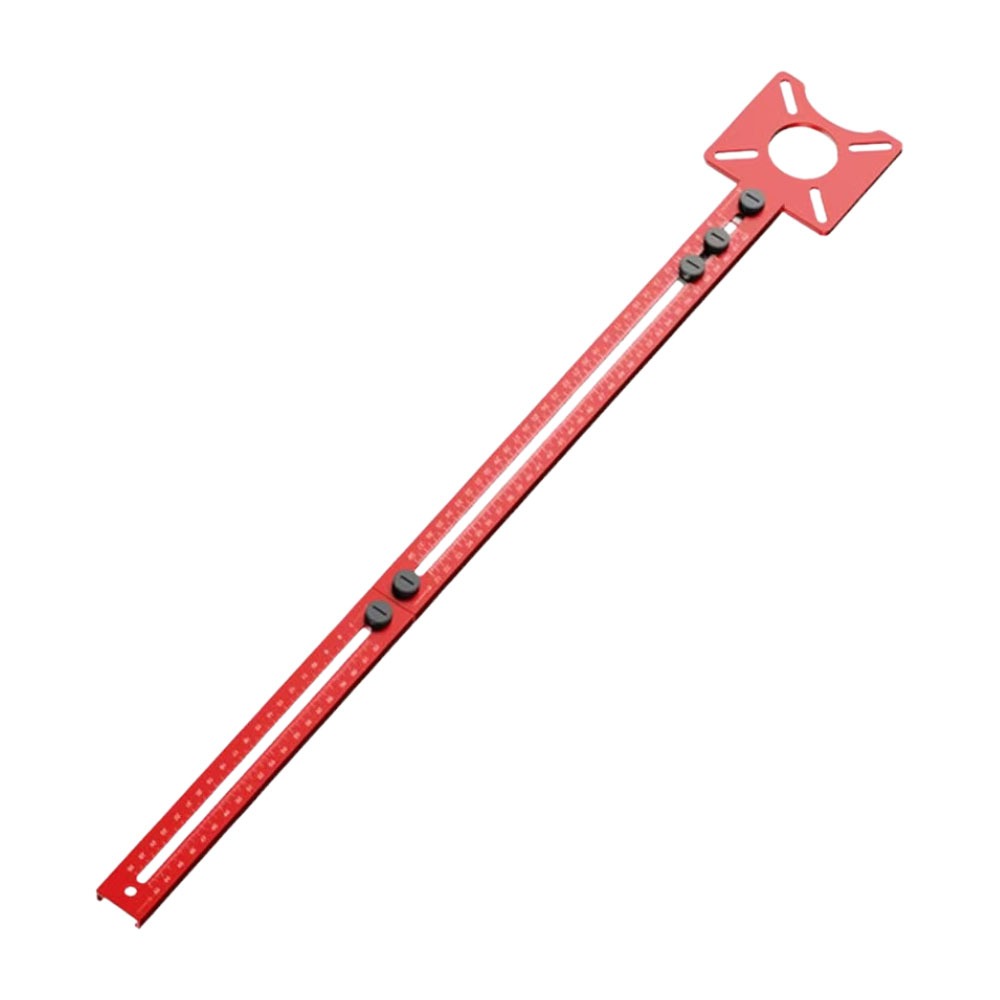 超能玩工 包退0費用●銑圓神器 多功能輔助圓形開孔機 銑圓孔 開槽定位 靠山不卡頓 木工修邊機配件 木工開槽器 木工修邊-規格圖9