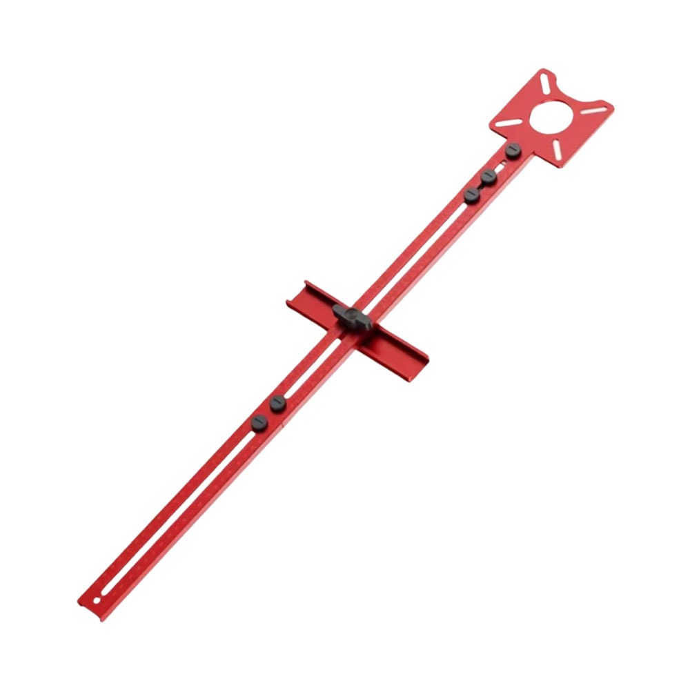 超能玩工 包退0費用●銑圓神器 多功能輔助圓形開孔機 銑圓孔 開槽定位 靠山不卡頓 木工修邊機配件 木工開槽器 木工修邊-規格圖9